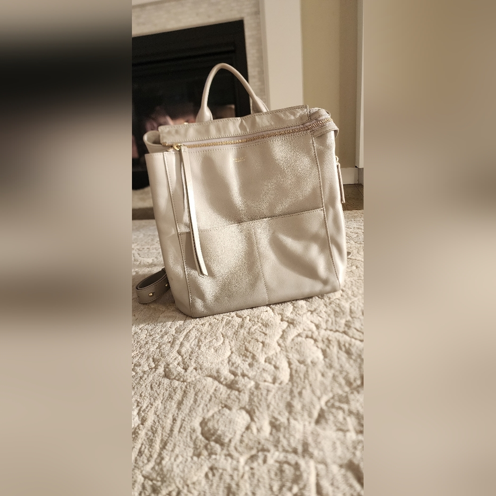 Mina Baie Harper Midi diaper bag in Ash